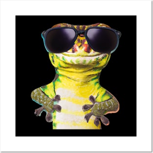 Happy Gecko Posters and Art